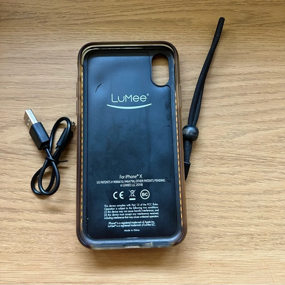 2 iPhone X Cases Bundle LuMee Duo & Rose Gold Phone Cases
